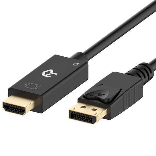 Rankie DisplayPort (DP) to HDMI Cable, 4K Resolution Ready, 10 Feet