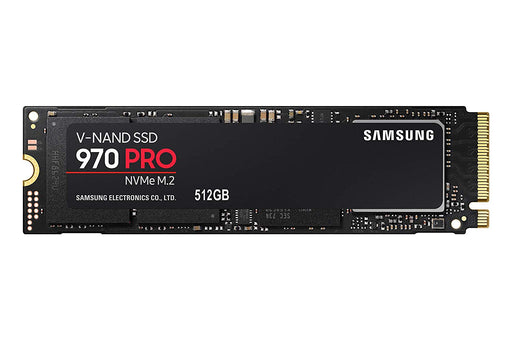 Samsung SSD 970 PRO 512GB - NVMe PCIe M.2 2280 SSD (MZ-V7P512BW), Black/Red