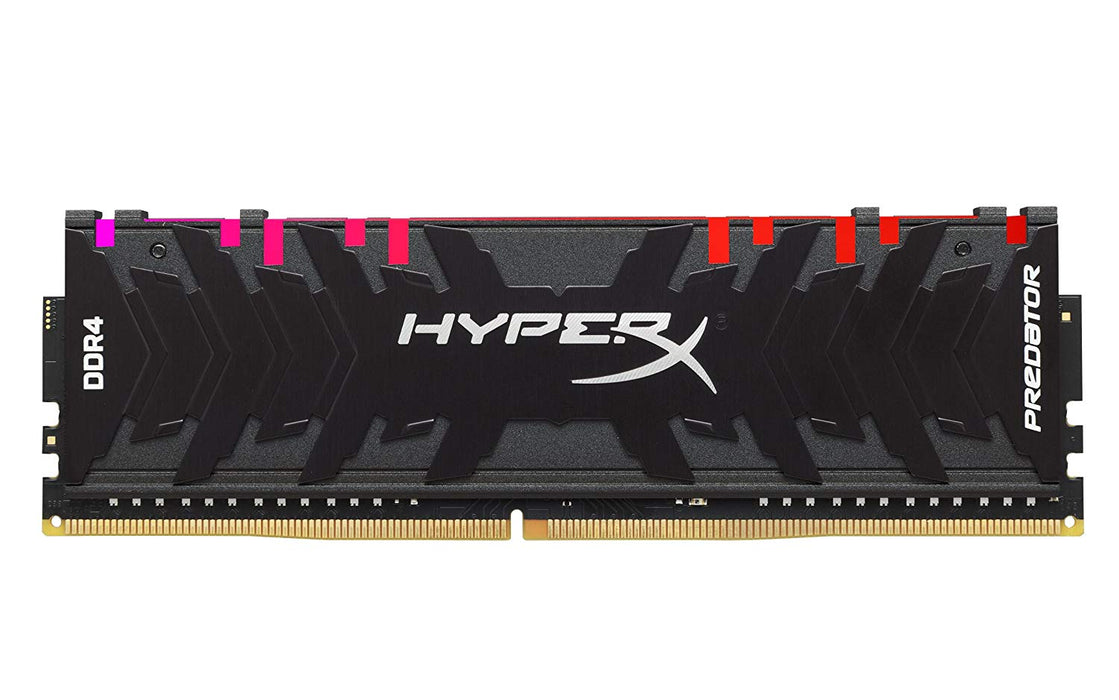HyperX Predator DDR4 RGB 64GB Kit (4 x 16GB) 3200MHz CL16 DIMM XMP RAM Memory/Infrared Sync Technology- Black (HX432C16PB3AK4/64)