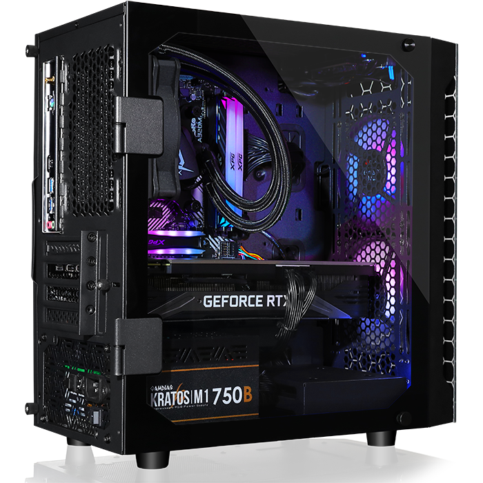 NVIDIA® GeForce RTX™ 2060 6GB AMD Ryzen™ 7 5800X 3.8GHz Octa-Core MSI B550M PRO-VDH WIFI - Micro ATX