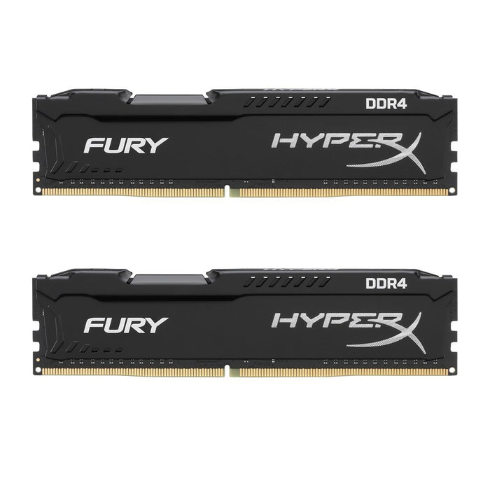 HyperX Kingston Technology Fury Black 16GB 2666MHz DDR4 CL16 DIMM Kit of 2 1Rx8 (HX426C16FB2K2/16)