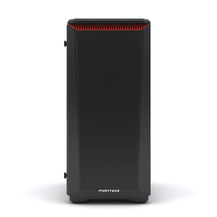 Phanteks Eclipse P400S Silent Edition with Tempered Glass, Black/Red Cases
