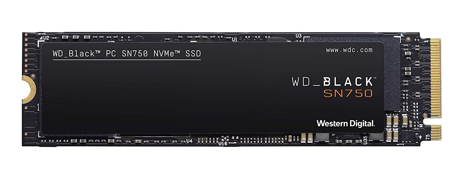 WD Black SN750 1TB NVMe Internal Gaming SSD - Gen3 PCIe, M.2 2280, 3D NAND - WDS100T3X0C