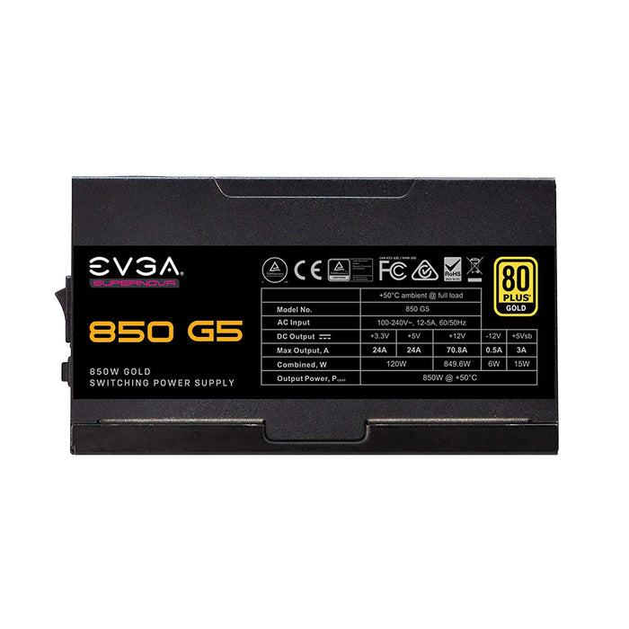 EVGA Supernova 850 G5, 80 Plus Gold 850W