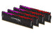 HyperX Predator DDR4 RGB 64GB Kit (4 x 16GB) 3200MHz CL16 DIMM XMP RAM Memory/Infrared Sync Technology- Black (HX432C16PB3AK4/64)