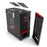Phanteks Eclipse P400S Silent Edition with Tempered Glass, Black/Red Cases